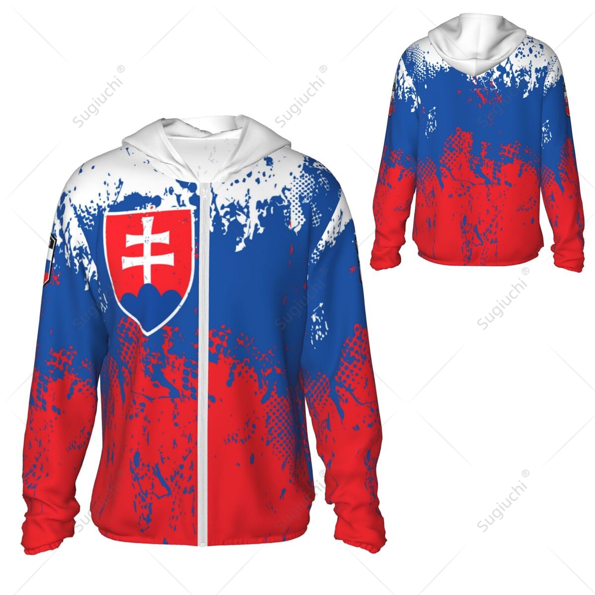 Slovakia Flag Sun Protection H - Fishing Hoodie บทวิจารณ์และราคา