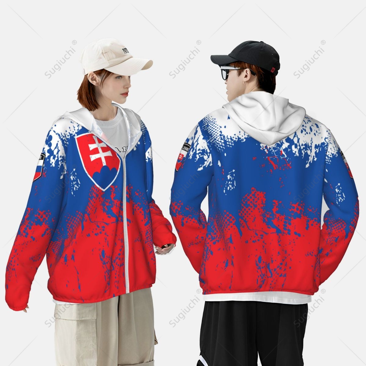 Slovakia Flag Sun Protection H - Fishing Hoodie บทวิจารณ์และราคา
