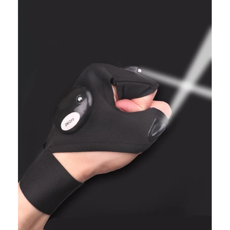 LED Half Finger Glove for Men  - Fishing Gloves บทวิจารณ์และราคา