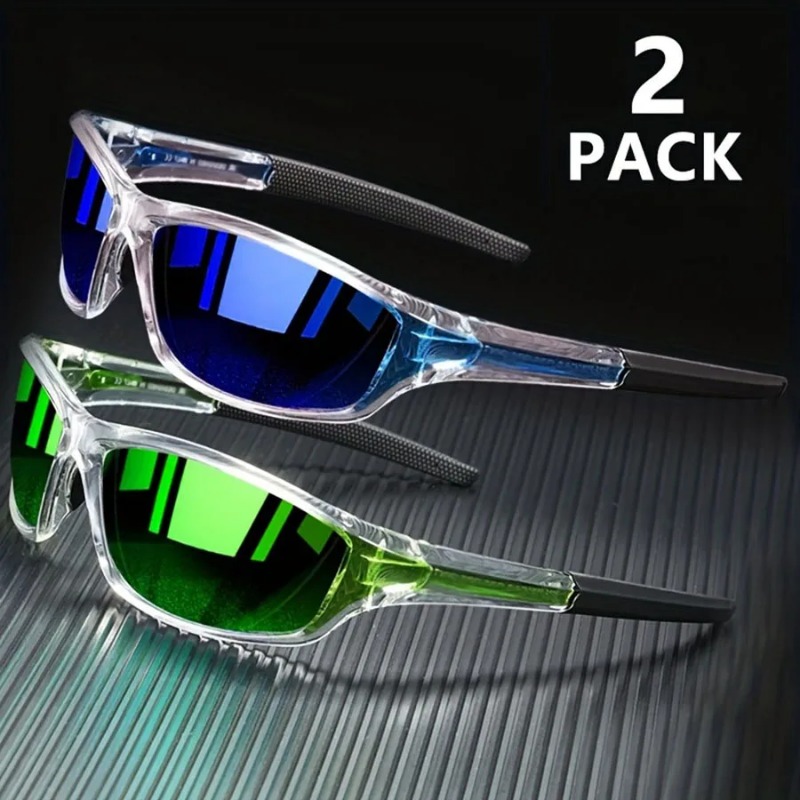 1/2PCS Sports Sunglasses for M - Fishing Sunglasses Polarized บทวิจารณ์และราคา
