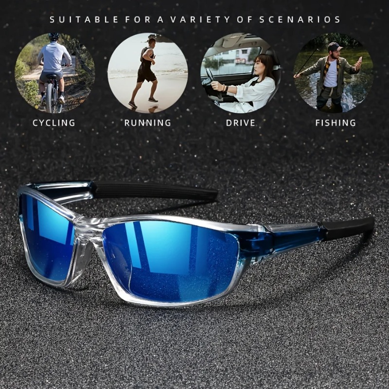 1/2PCS Sports Sunglasses for M - Fishing Sunglasses Polarized บทวิจารณ์และราคา