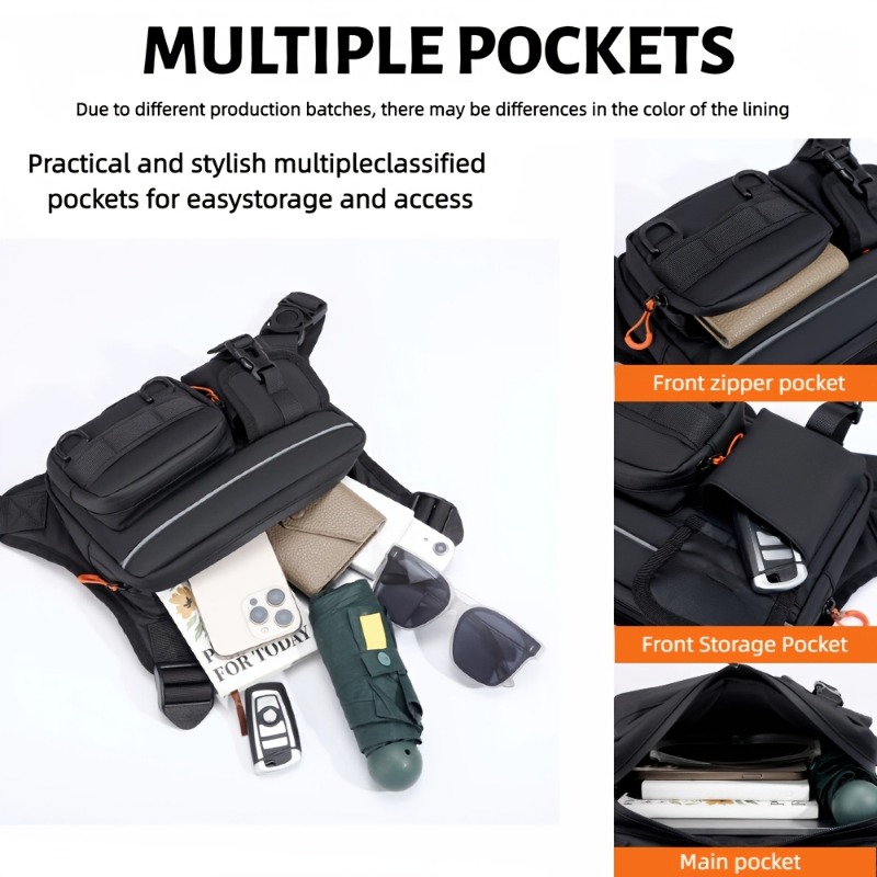 Men's Tactical Chest Bag, Runn - Fishing Vest บทวิจารณ์และราคา