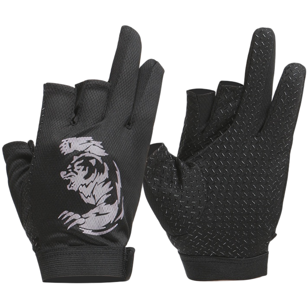 Fishing Gloves 3 Fingers Cut G - Fishing Gloves บทวิจารณ์และราคา