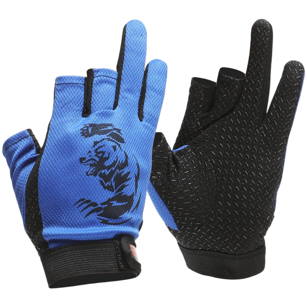 Fishing Gloves 3 Fingers Cut G - Fishing Gloves บทวิจารณ์และราคา