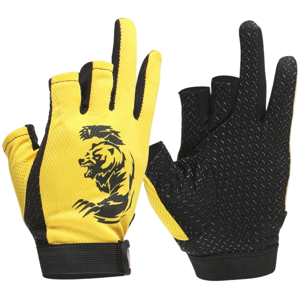 Fishing Gloves 3 Fingers Cut G - Fishing Gloves บทวิจารณ์และราคา