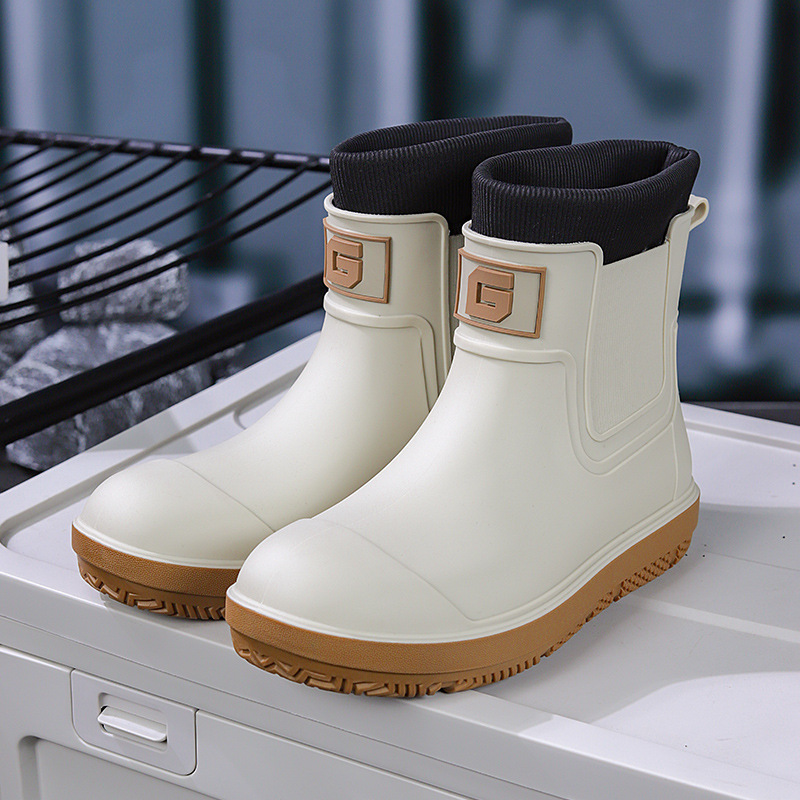 New Men's Rain Boots Outdoor S - Fishing Boots บทวิจารณ์และราคา