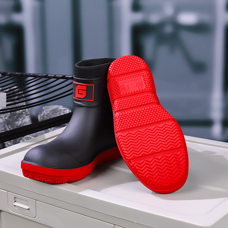New Men's Rain Boots Outdoor S - Fishing Boots บทวิจารณ์และราคา