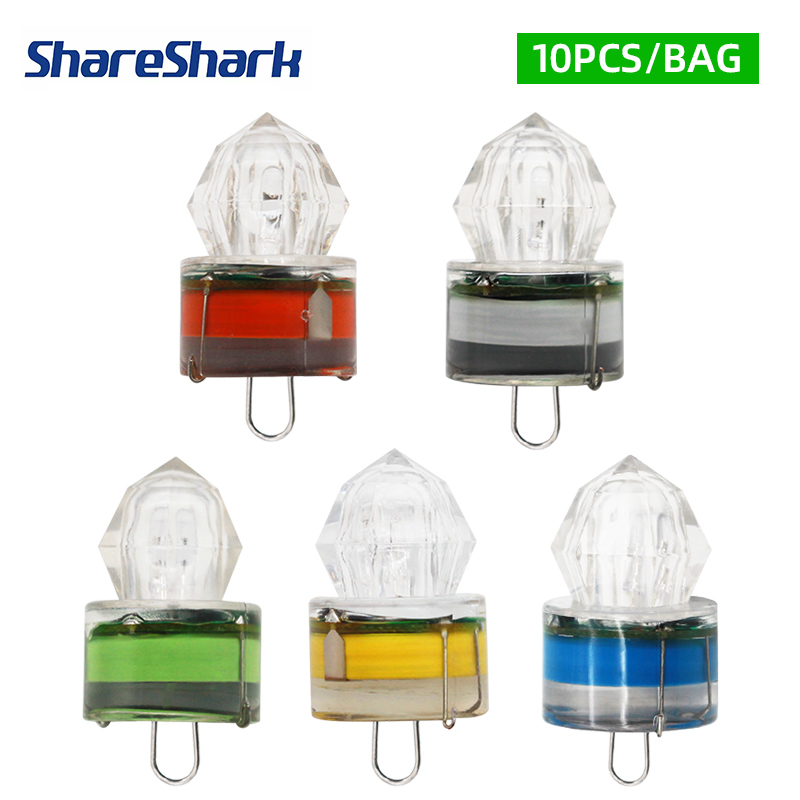 ShareShark 10pcs/bag LED Fishi - Fishing Bag Waterproof บทวิจารณ์และราคา
