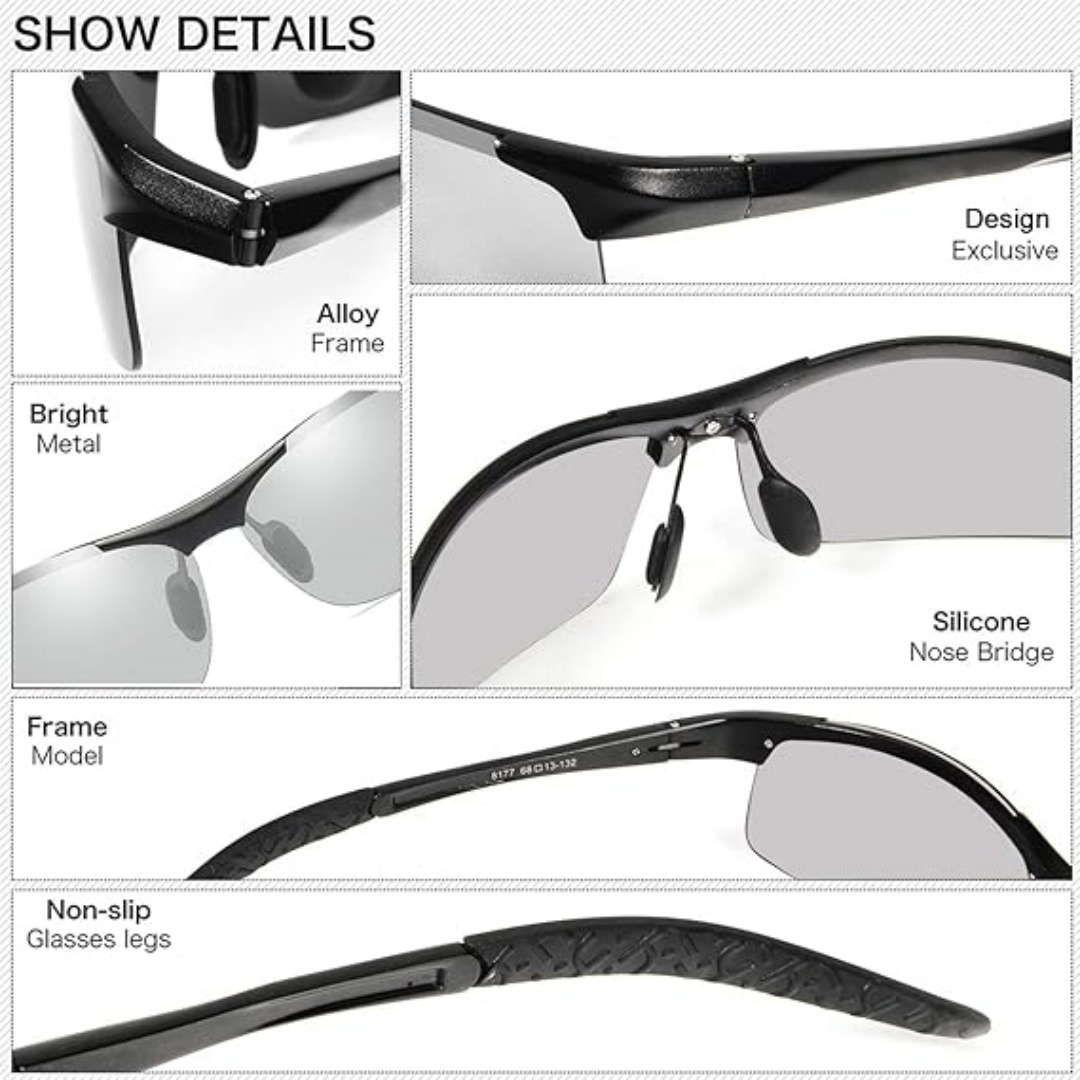 1 pcs Polarized Sunglasses Men - Fishing Sunglasses Polarized บทวิจารณ์และราคา