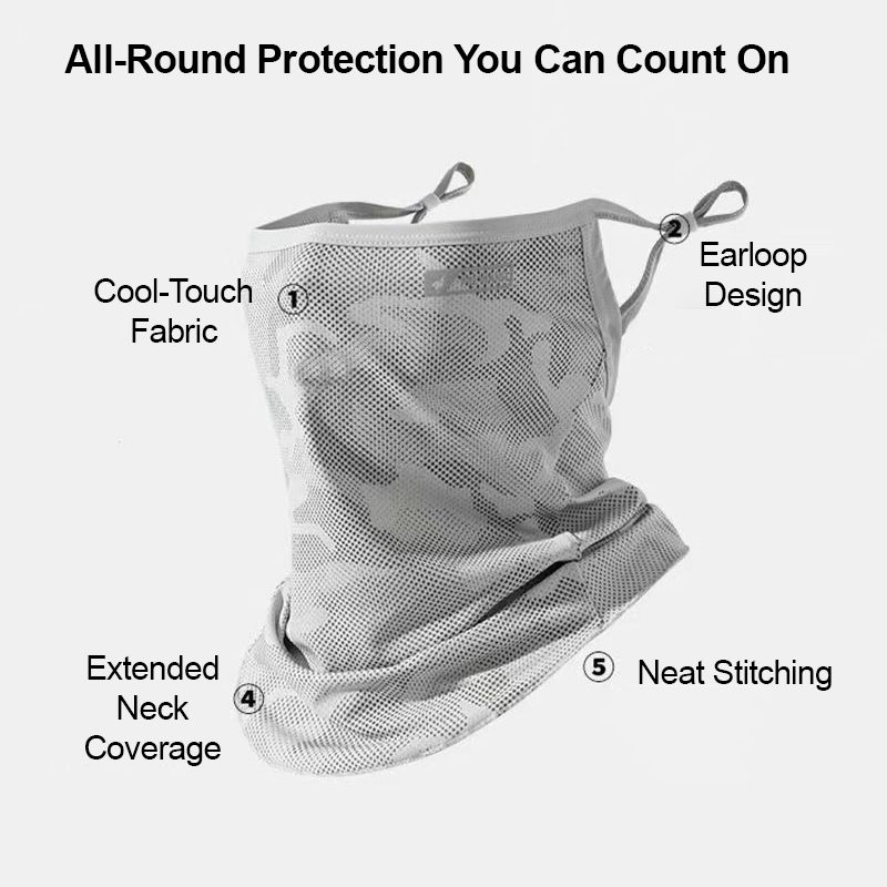 Neck Gaiter UV Protection Face - Fishing Mask Sun Protection บทวิจารณ์และราคา