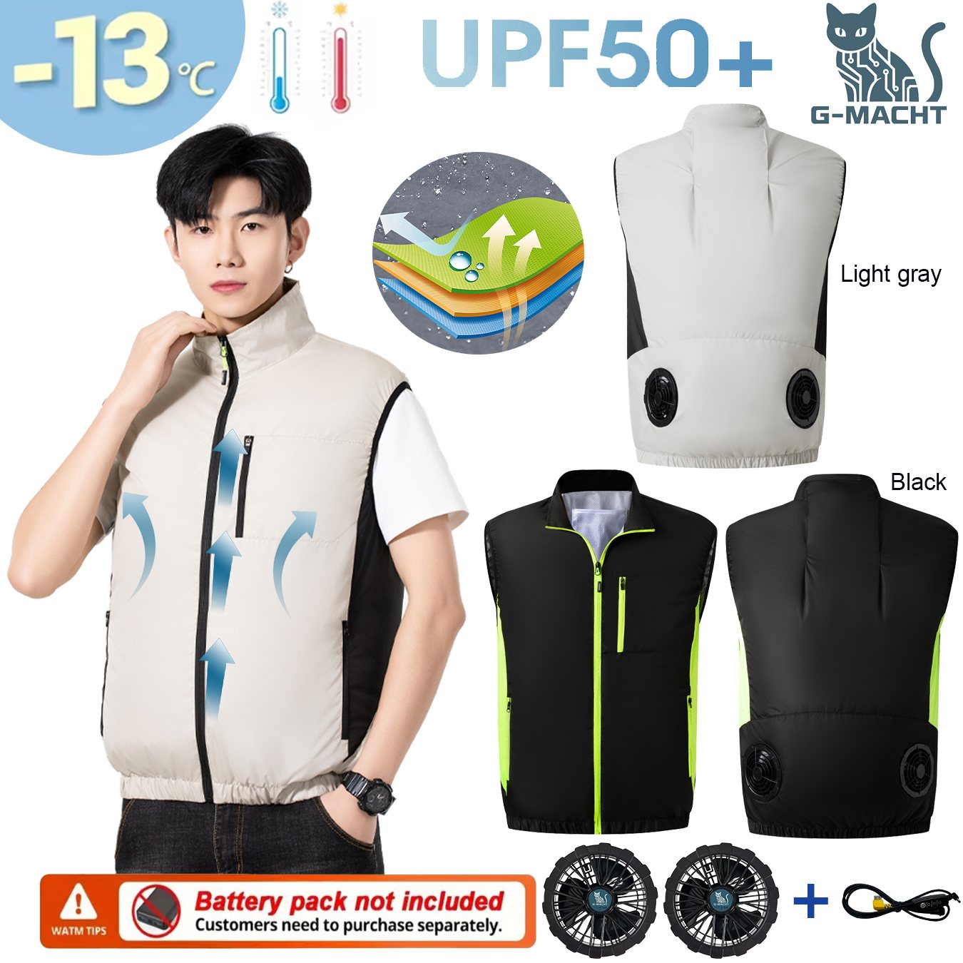 Summer Breathable Wearable Coo - Fishing Vest บทวิจารณ์และราคา