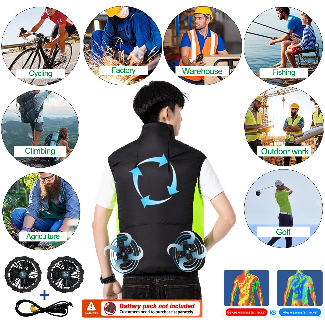 Summer Breathable Wearable Coo - Fishing Vest บทวิจารณ์และราคา
