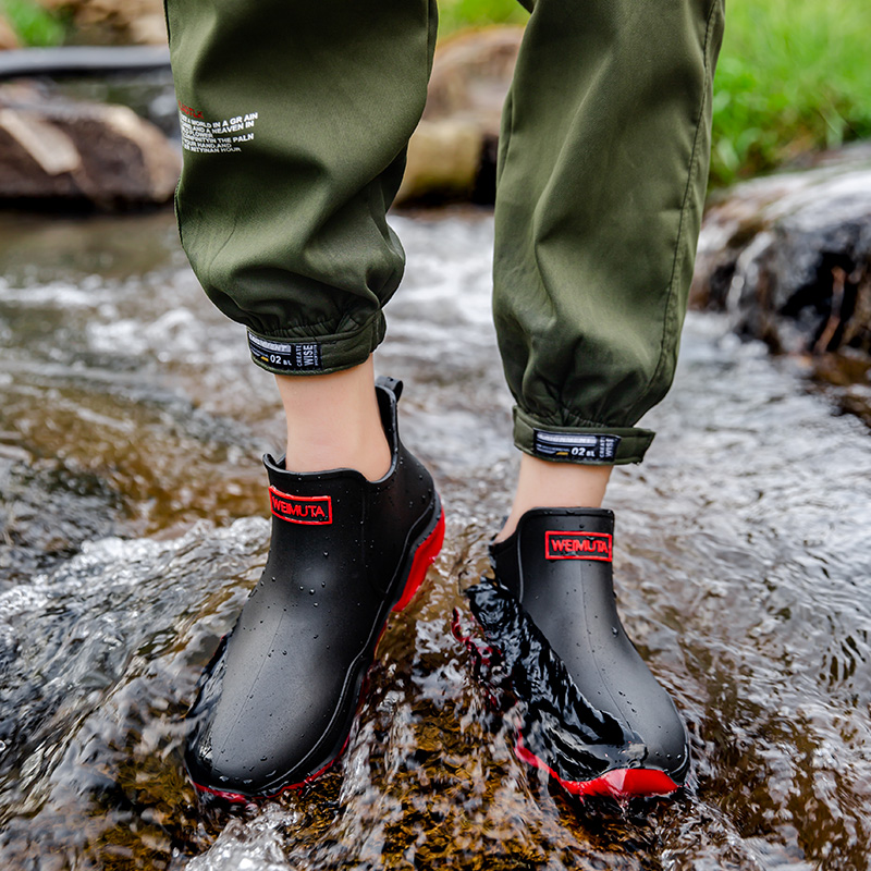 Fashion Rain Shoes Outdoor Wat - Fishing Boots บทวิจารณ์และราคา