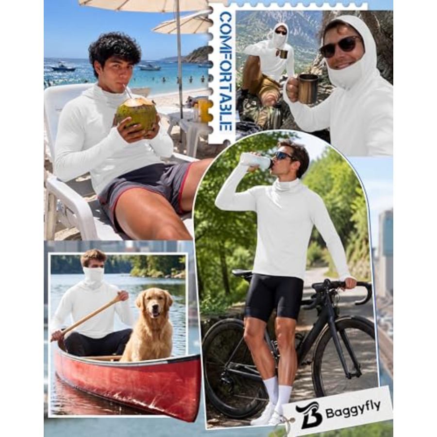 Men's UPF 50+ Sun Protection H - Fishing Mask Sun Protection บทวิจารณ์และราคา