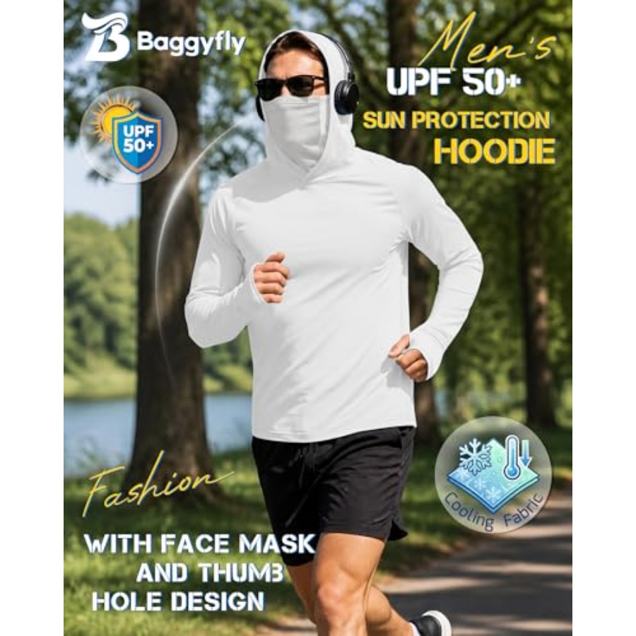 Men's UPF 50+ Sun Protection H - Fishing Mask Sun Protection บทวิจารณ์และราคา