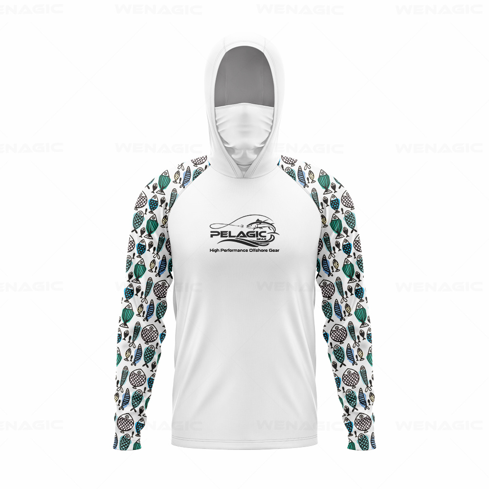 pelagic gear Men Hood Fishing  - Fishing Hoodie บทวิจารณ์และราคา