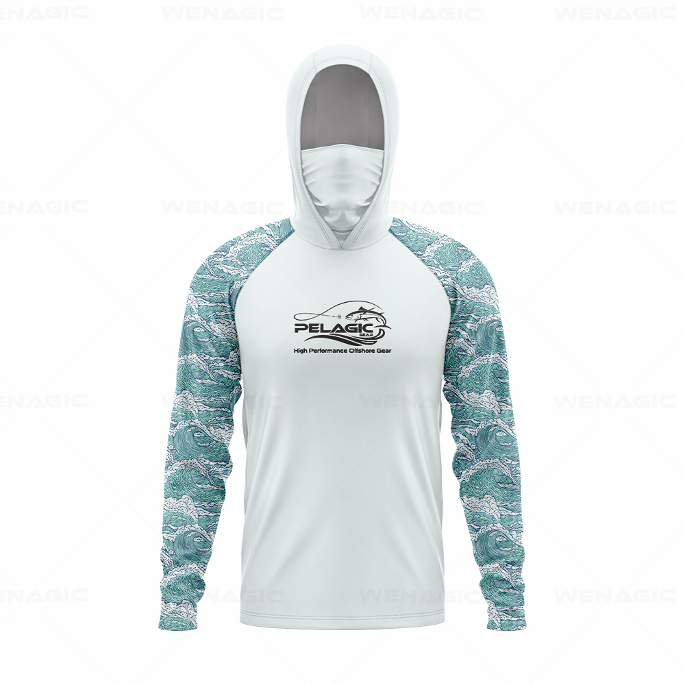 pelagic gear Men Hood Fishing  - Fishing Hoodie บทวิจารณ์และราคา