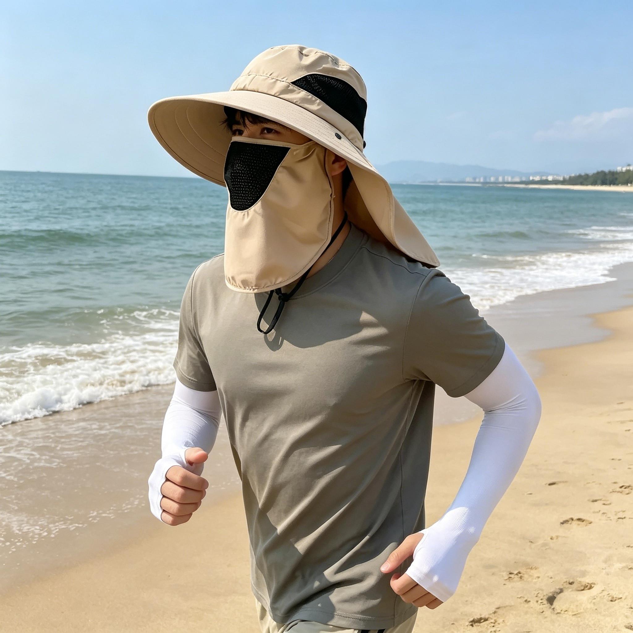 Full Face Neck Coverage Sun Ha - Fishing Hat บทวิจารณ์และราคา