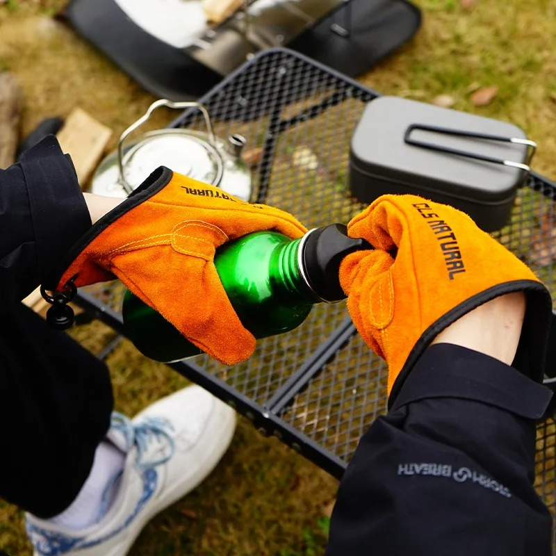 Heat Resistant BBQ Gloves Cowh - Fishing Gloves บทวิจารณ์และราคา