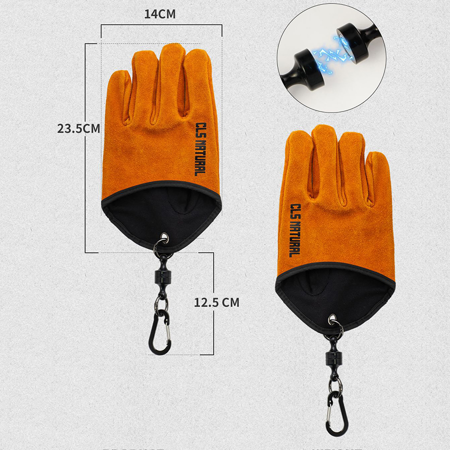 Heat Resistant BBQ Gloves Cowh - Fishing Gloves บทวิจารณ์และราคา