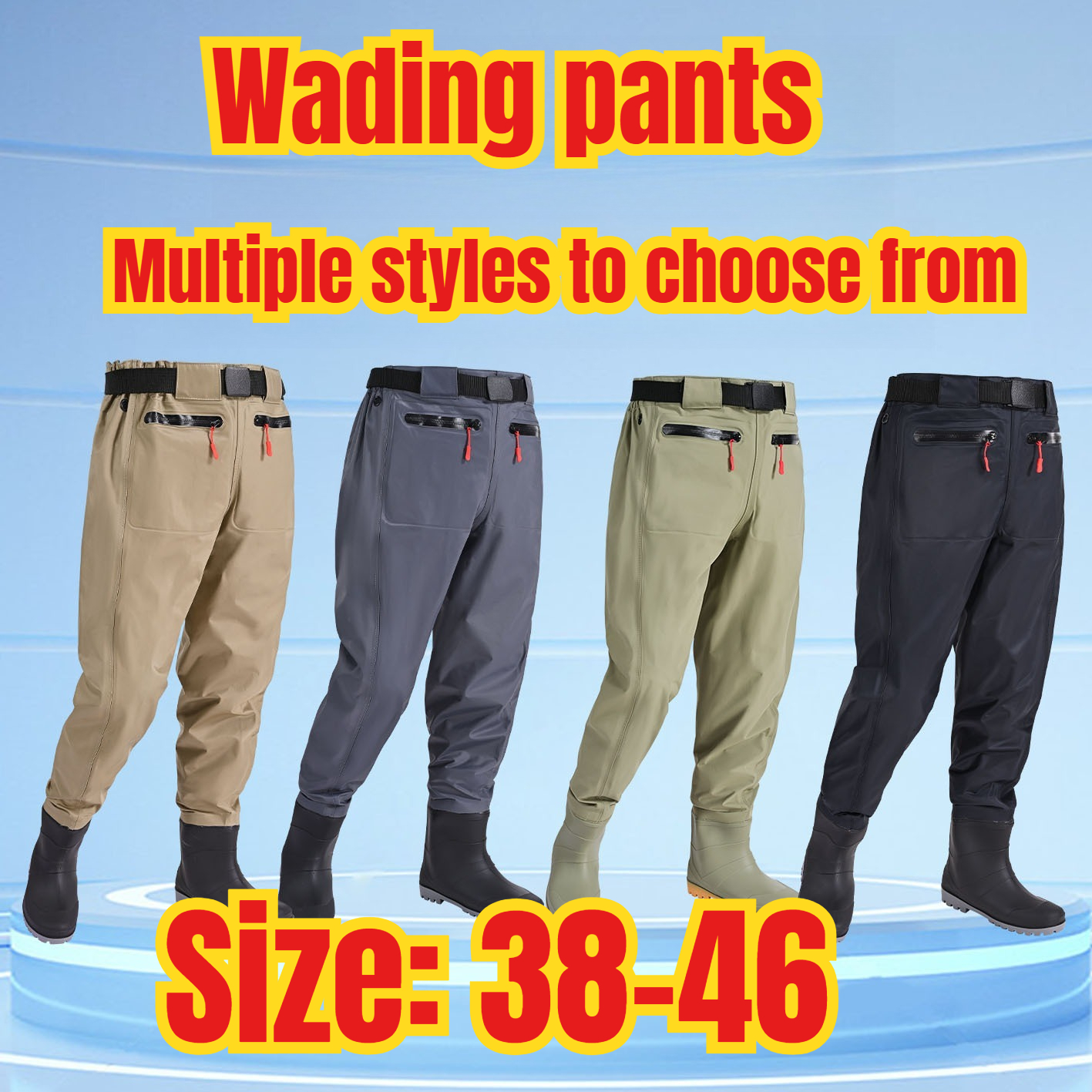 Men's Waterproof Fishing Wadin - Fishing Pants Waterproof บทวิจารณ์และราคา