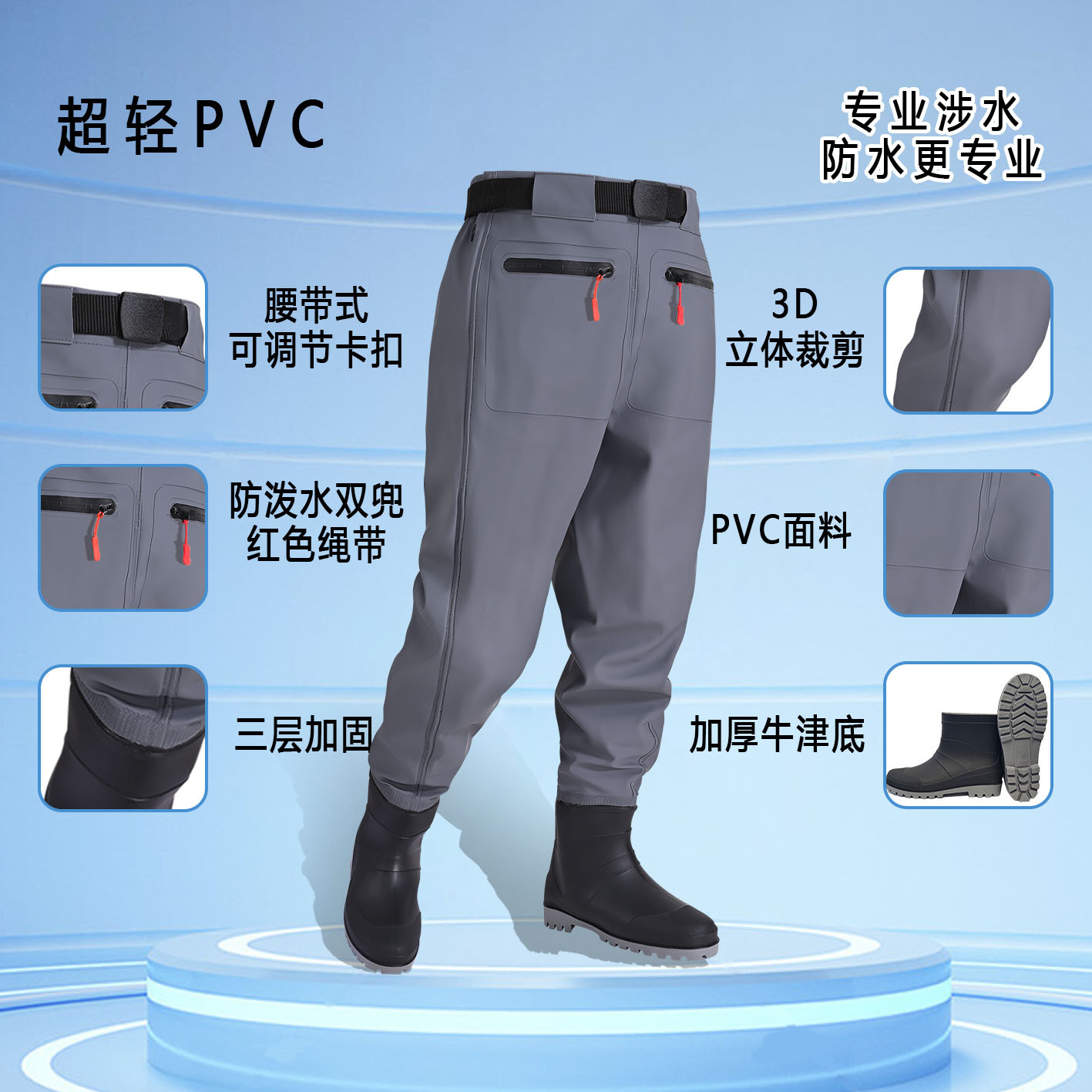 Men's Waterproof Fishing Wadin - Fishing Pants Waterproof บทวิจารณ์และราคา