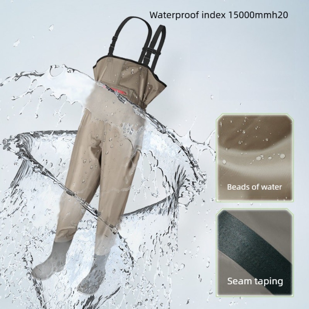 Waterproof Breathable Hip Wade - Fishing Waders บทวิจารณ์และราคา