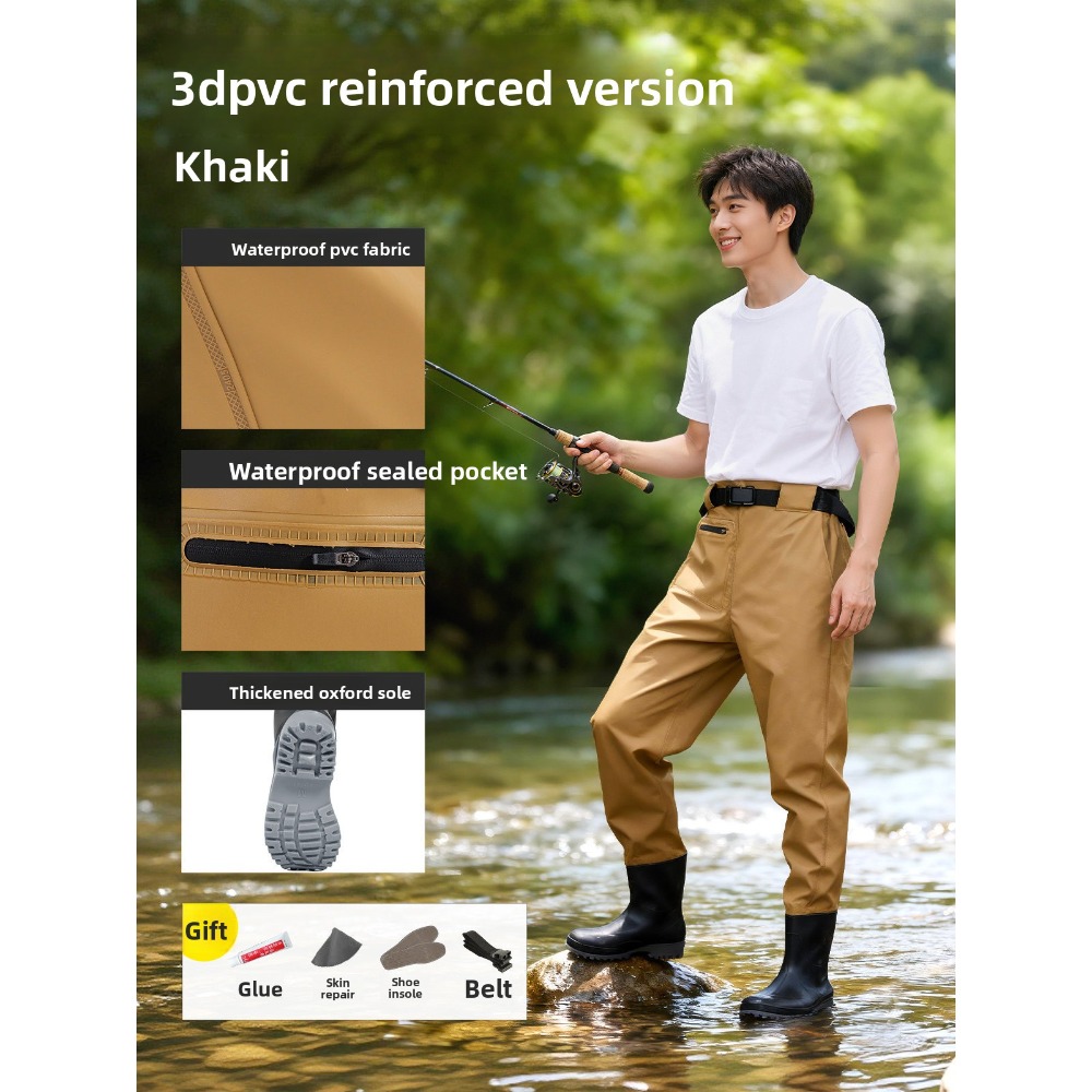 Waterproof Breathable Hip Wade - Fishing Waders บทวิจารณ์และราคา
