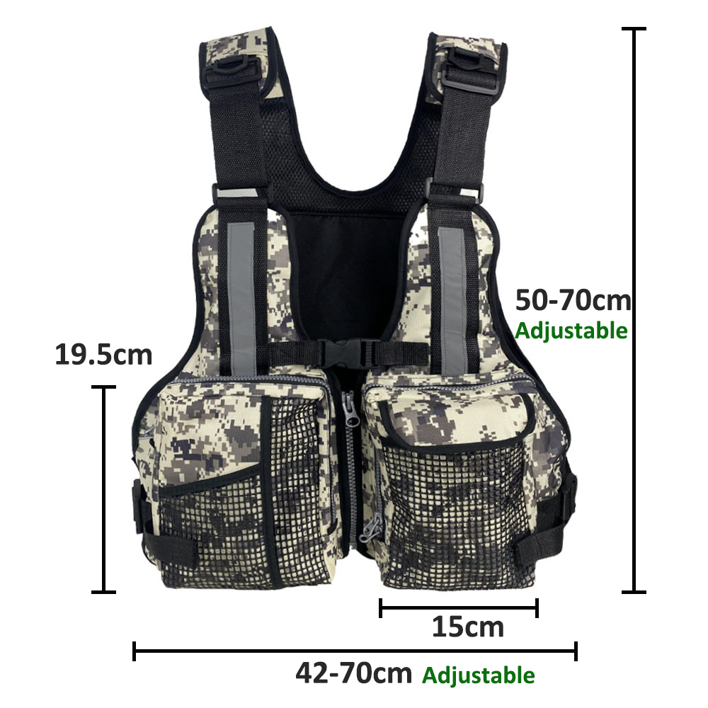 Outdoor Fishing Vest with Mult - Fishing Vest บทวิจารณ์และราคา