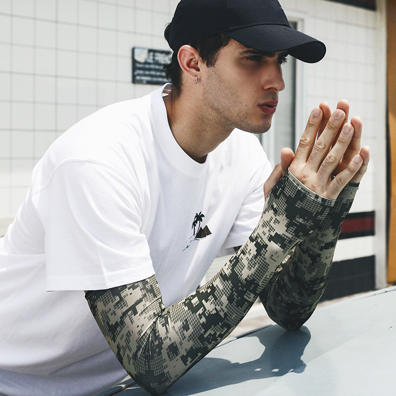 Uv Solar Arm Sleeve Men Summer - Fishing Gloves บทวิจารณ์และราคา