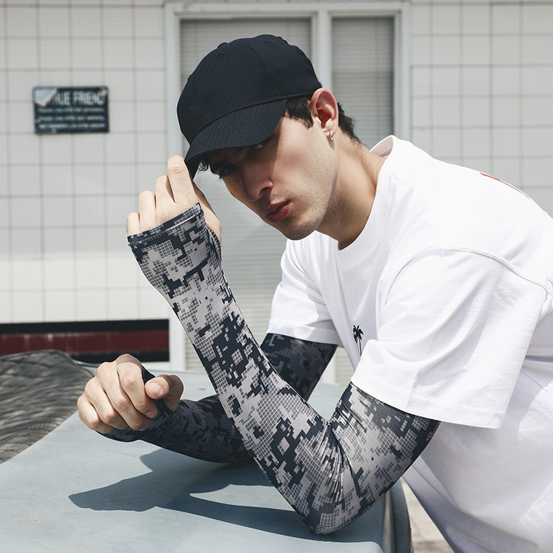 Uv Solar Arm Sleeve Men Summer - Fishing Gloves บทวิจารณ์และราคา