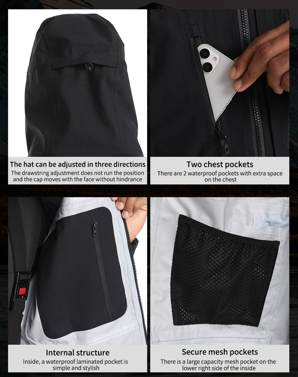 Men's Waterproof Sports Jacket - Fishing Jacket Waterproof บทวิจารณ์และราคา