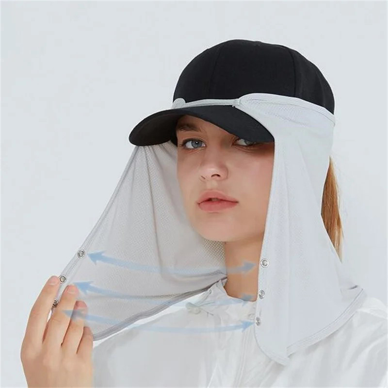Quick Drying Fishing Cap Face  - Fishing Mask Sun Protection บทวิจารณ์และราคา