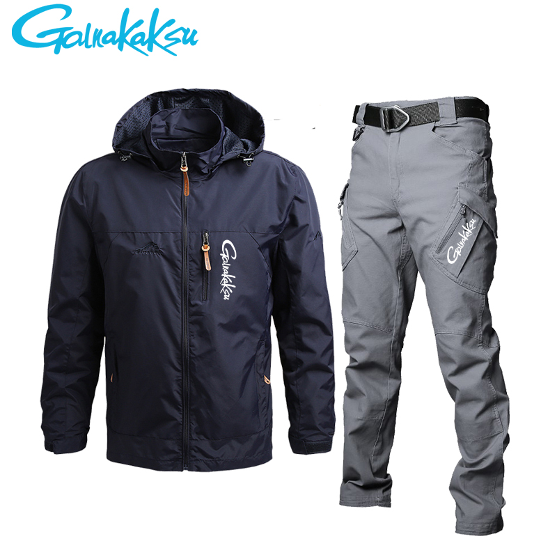 Men's Waterproof Hooded Jacket - Fishing Jacket Waterproof บทวิจารณ์และราคา