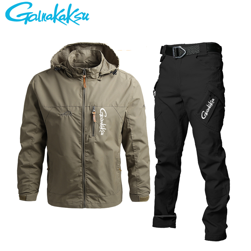 Men's Waterproof Hooded Jacket - Fishing Jacket Waterproof บทวิจารณ์และราคา