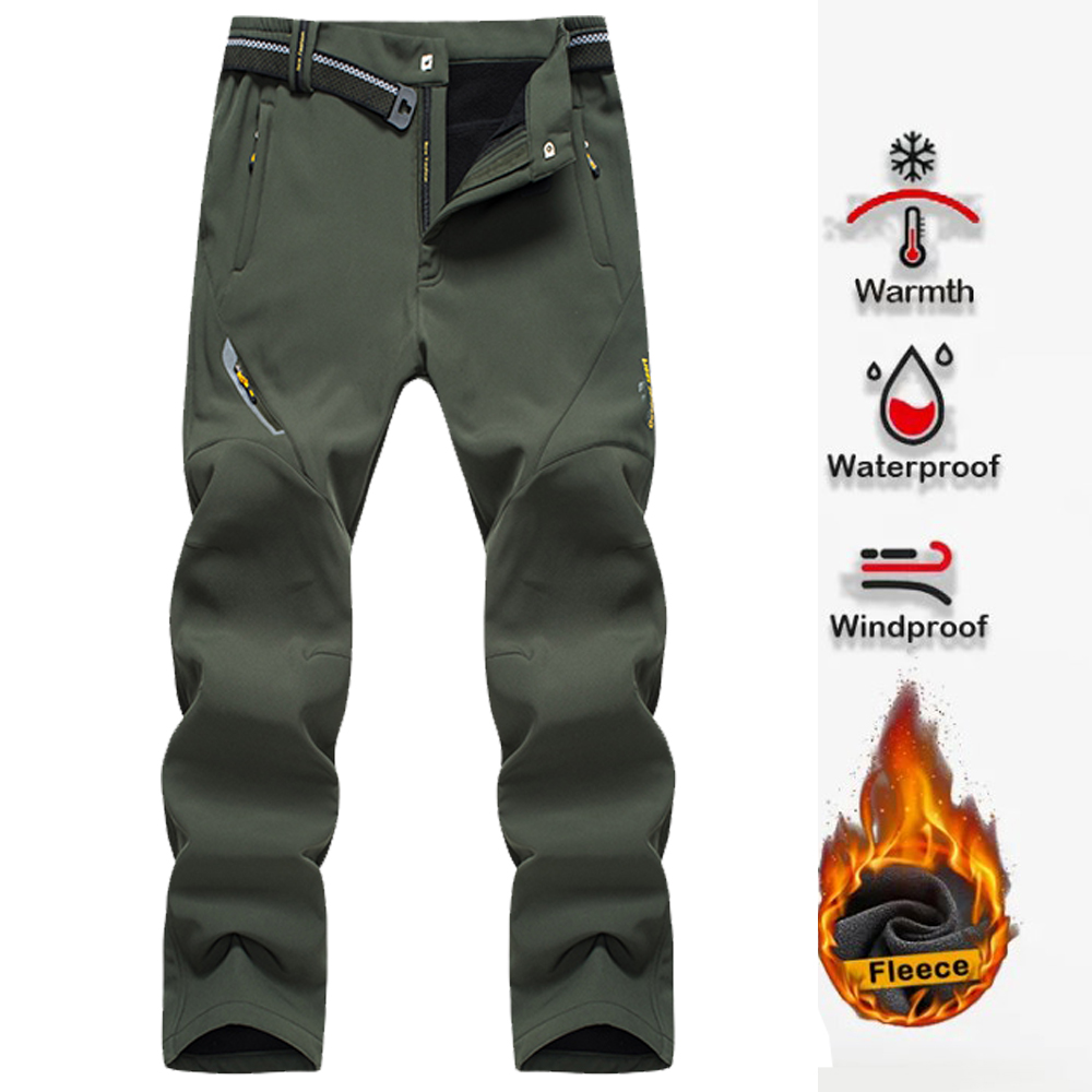 Men's Hiking Pants Softshell O - Fishing Pants Waterproof บทวิจารณ์และราคา