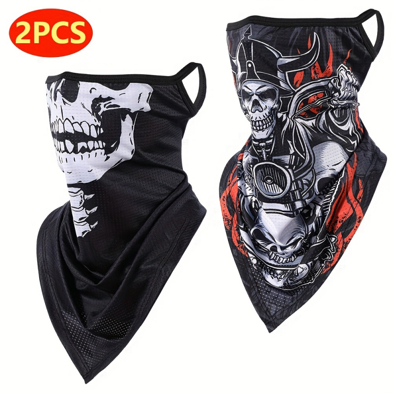 2-Pack, Men's Gothic Mask and  - Fishing Mask Sun Protection บทวิจารณ์และราคา