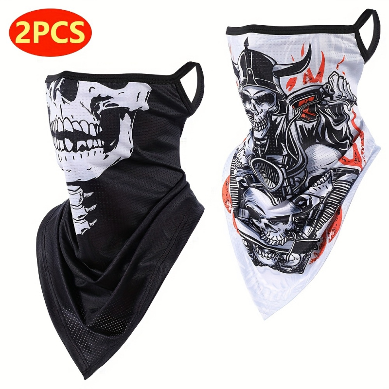 2-Pack, Men's Gothic Mask and  - Fishing Mask Sun Protection บทวิจารณ์และราคา