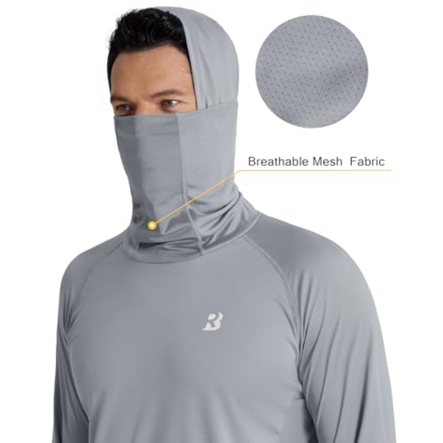 Roadbox UPF 50+ Men's Hooded F - Fishing Mask Sun Protection บทวิจารณ์และราคา