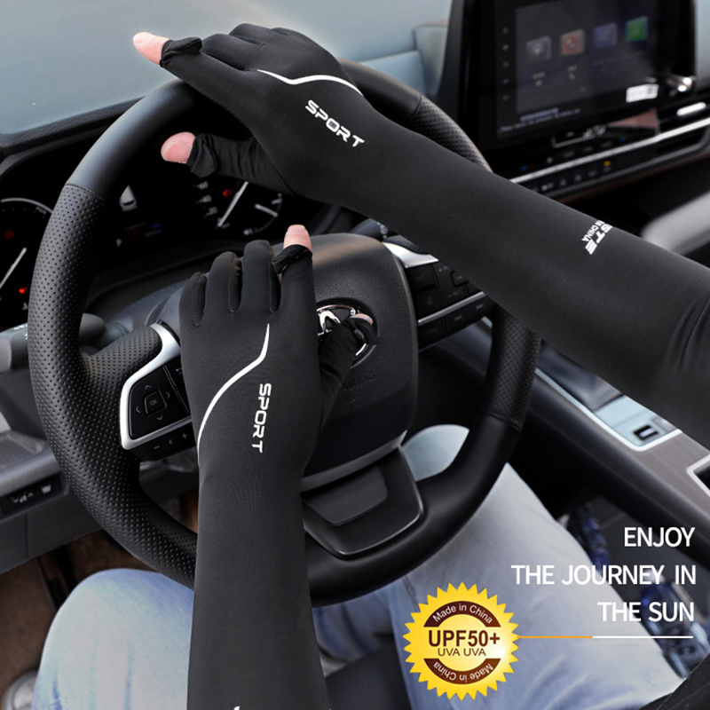 Sun Protection Long Arm Sleeve - Fishing Gloves บทวิจารณ์และราคา