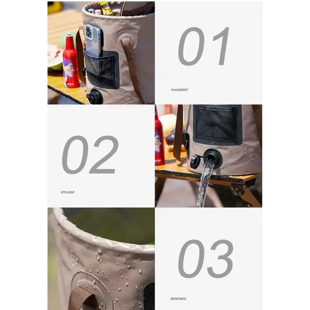25L Portable Foldable Bucket B - Fishing Bag Waterproof บทวิจารณ์และราคา