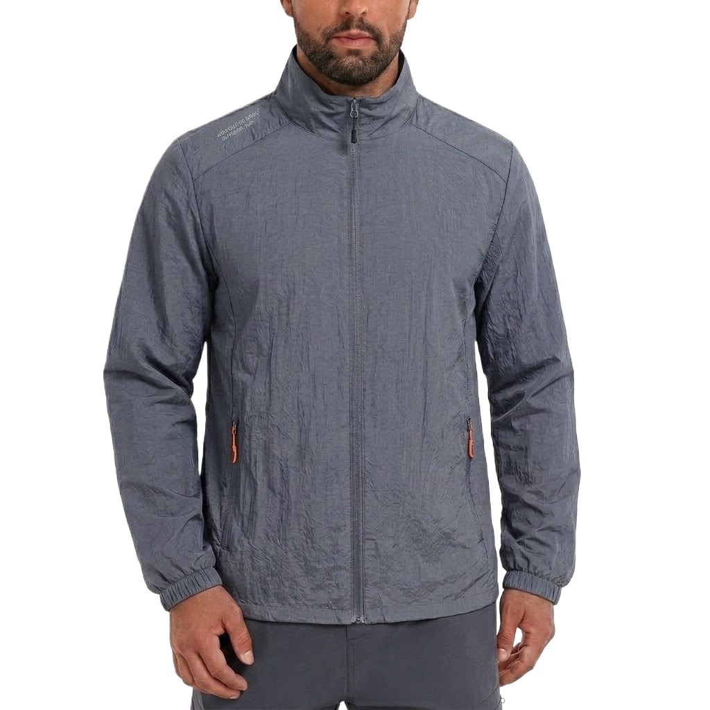 Mens UPF50+ Performance Sunscr - Fishing Jacket Waterproof บทวิจารณ์และราคา