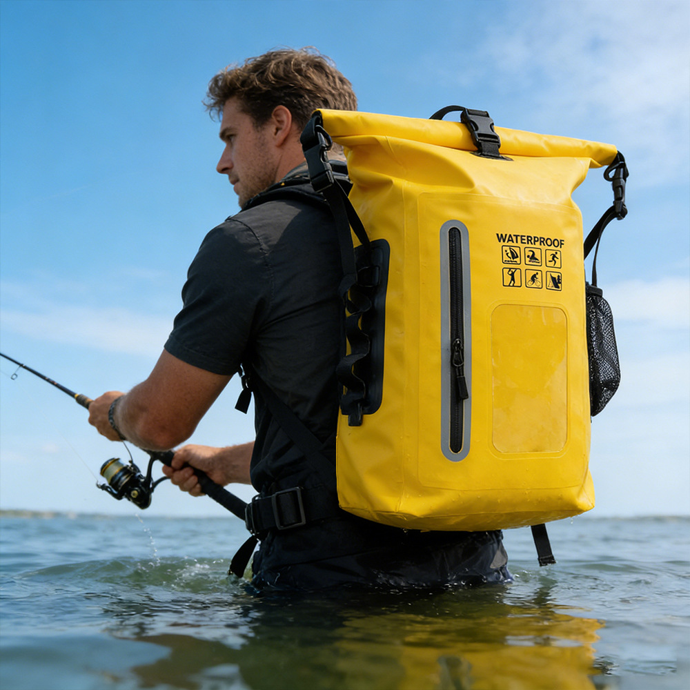 25L Waterproof Dry Bag Backpac - Fishing Bag Waterproof บทวิจารณ์และราคา