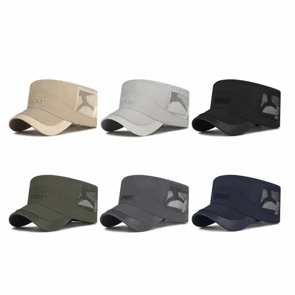 New Adjustable Flat Top Cap Su - Fishing Hat บทวิจารณ์และราคา