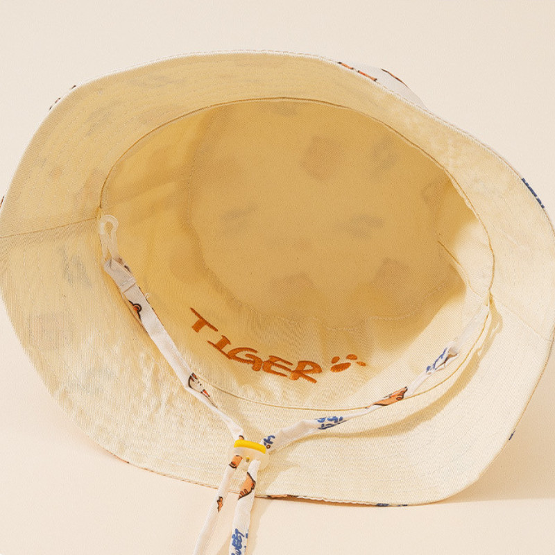 Letter Embroidered Baby Bucket - Fishing Hat บทวิจารณ์และราคา