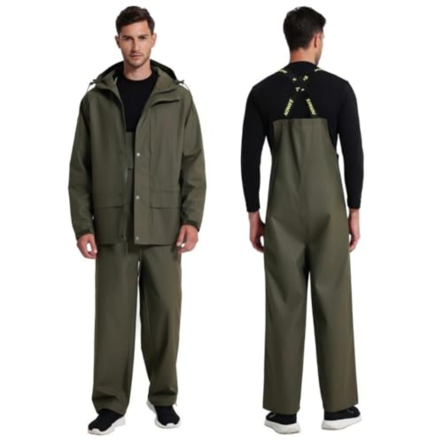 Mens PRO Workwear 3-Piece Wate - Fishing Jacket Waterproof บทวิจารณ์และราคา