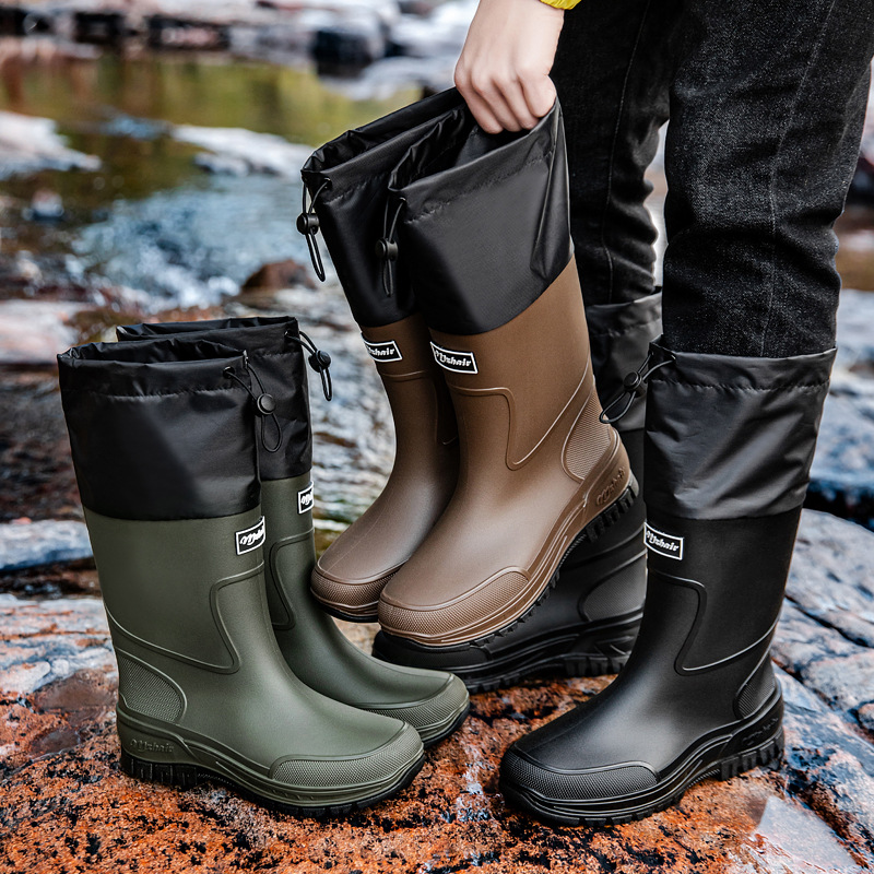 Men's Waterproof Fishing Deliv - Fishing Boots บทวิจารณ์และราคา