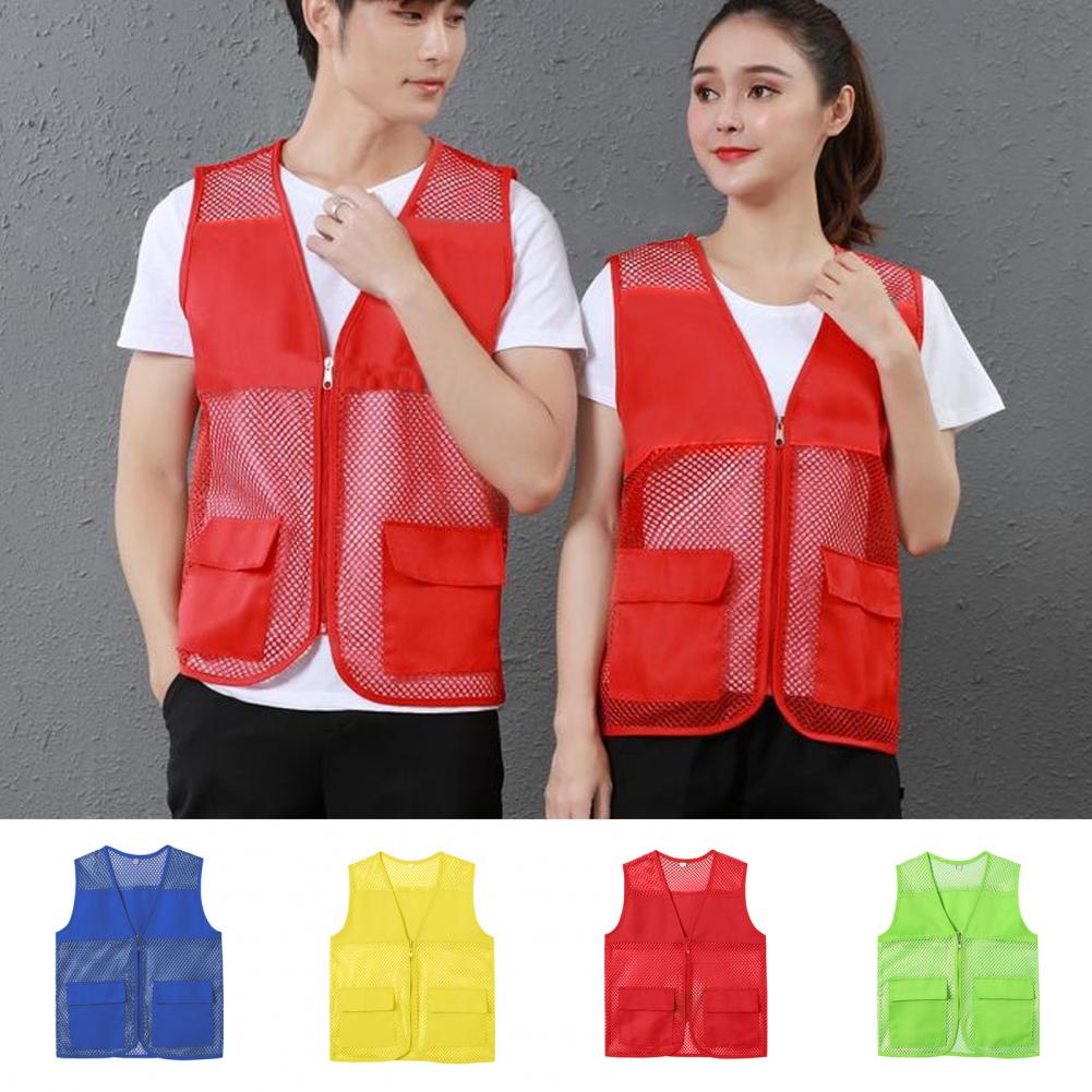Fishing Vest Hollow Out Zipper - Fishing Vest บทวิจารณ์และราคา