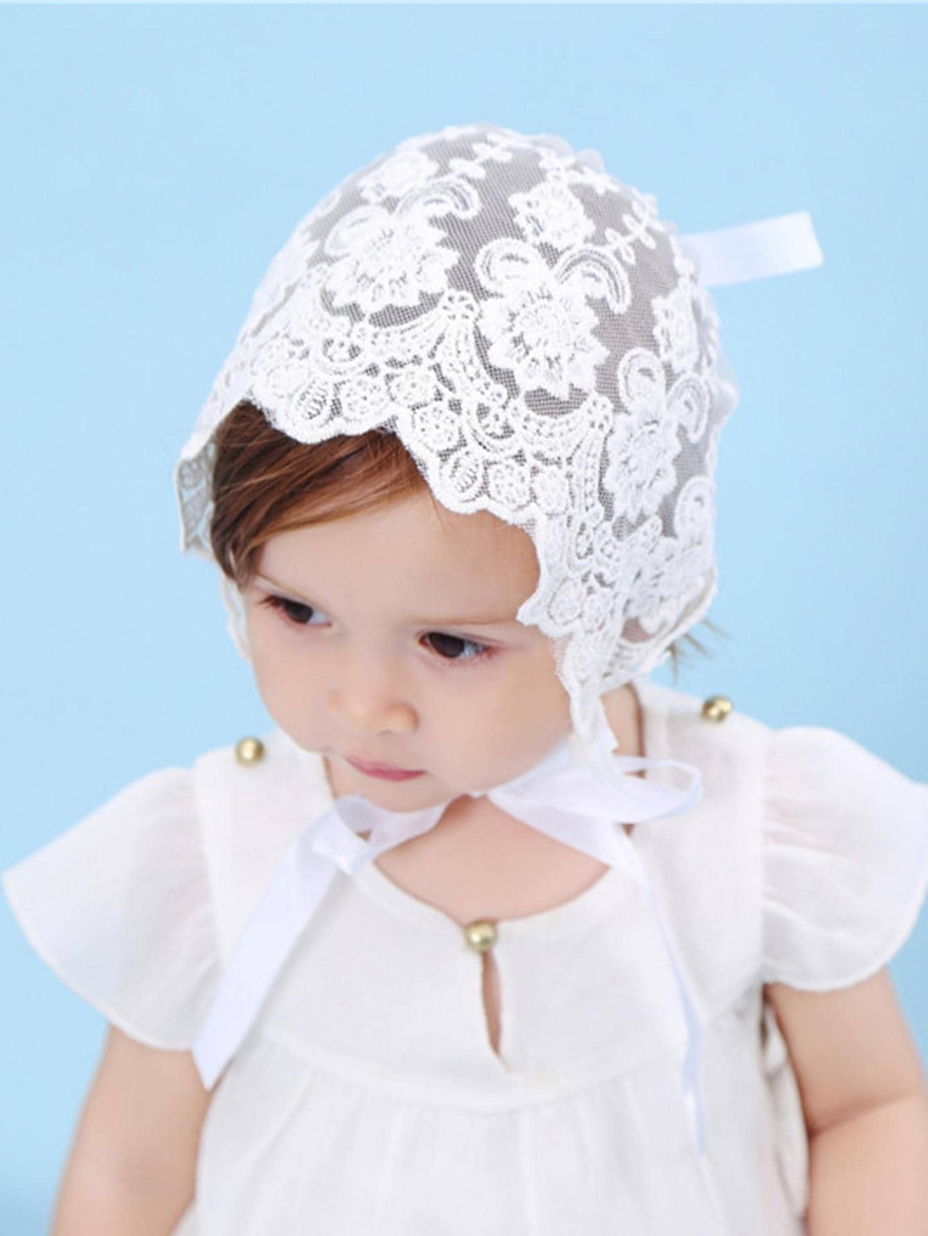 Baby Lace Brim Headband Hat He - Fishing Hat บทวิจารณ์และราคา