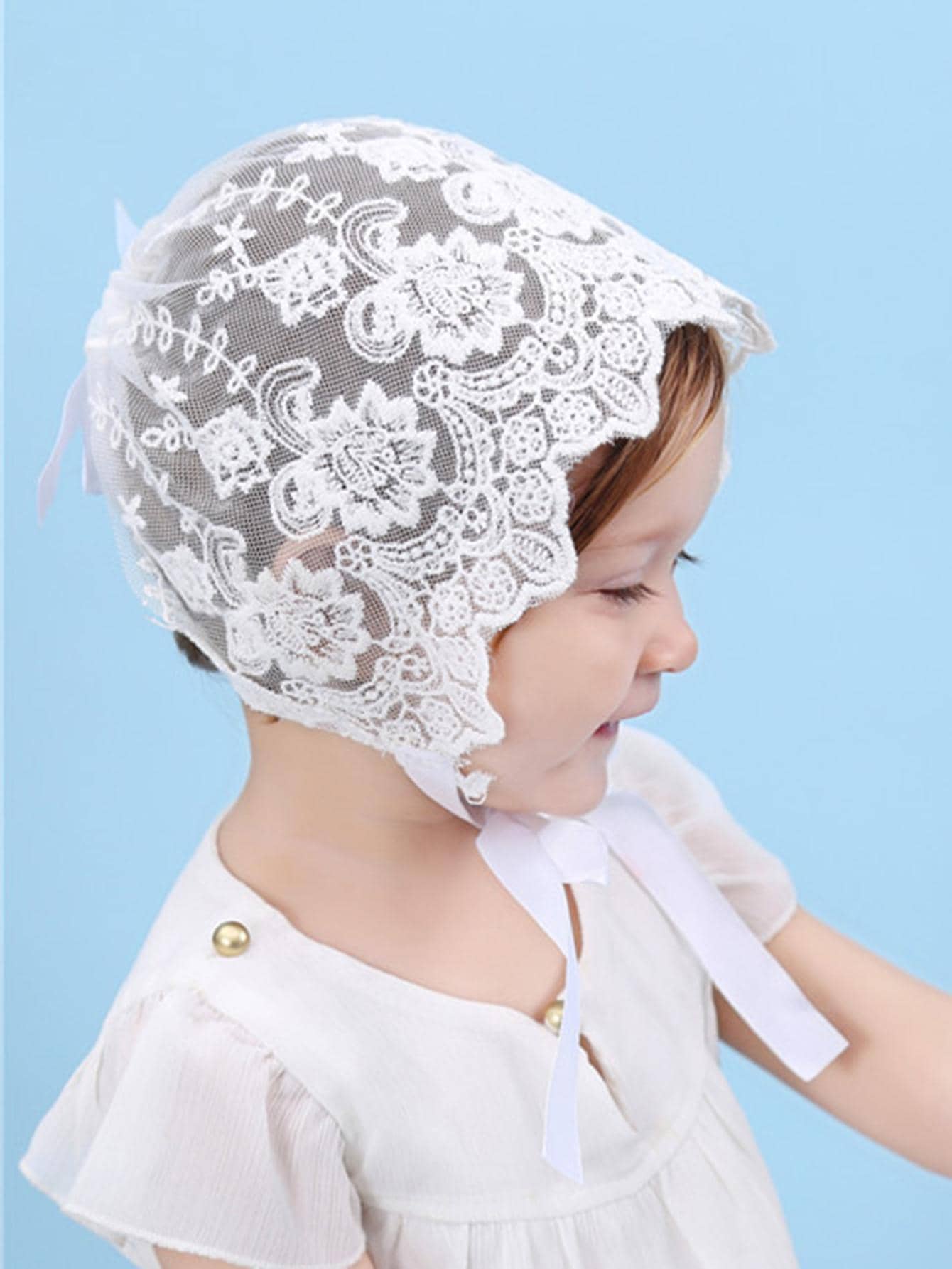 Baby Lace Brim Headband Hat He - Fishing Hat บทวิจารณ์และราคา